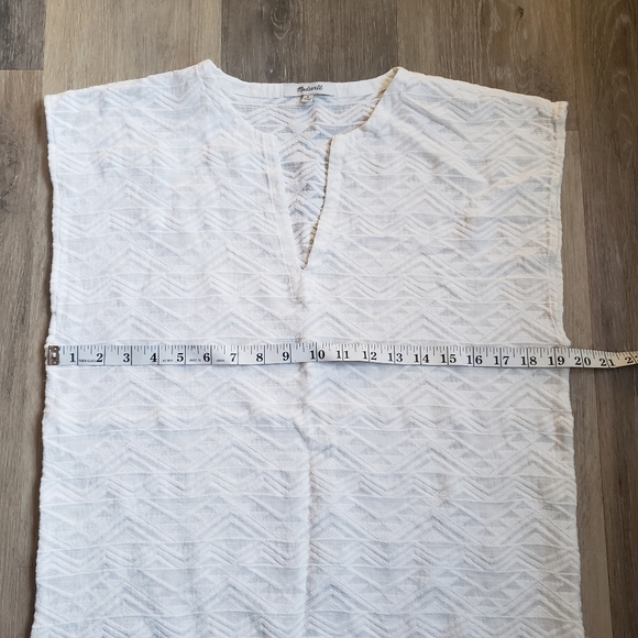 MADEWELL TUNIC WHITE TOP - Picture 5 of 9